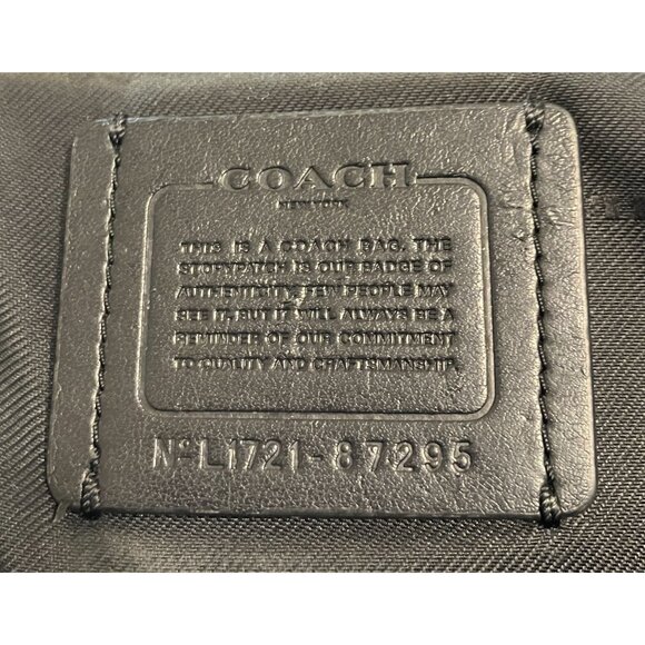 COACH Womens Swagger 27 Satchel 87295 Crossbody Purse Bag Large Black AN GDD - Picture 10 of 12